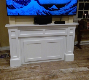 Custom Cabinet & Mantel in West Milford