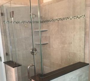 Shower with Glass Enclosure Sparta