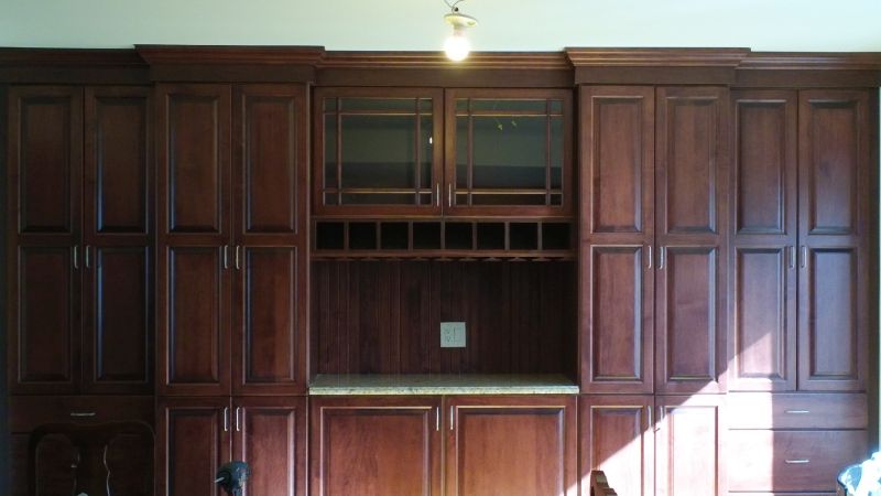 Custom Dining Room Cabinet In Fair Lawn Nj New Jersey Remodeling